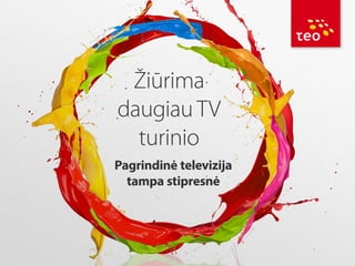 Žiūrima
daugiau TV
turinio
Pagrindinė televizija
tampa پė

 