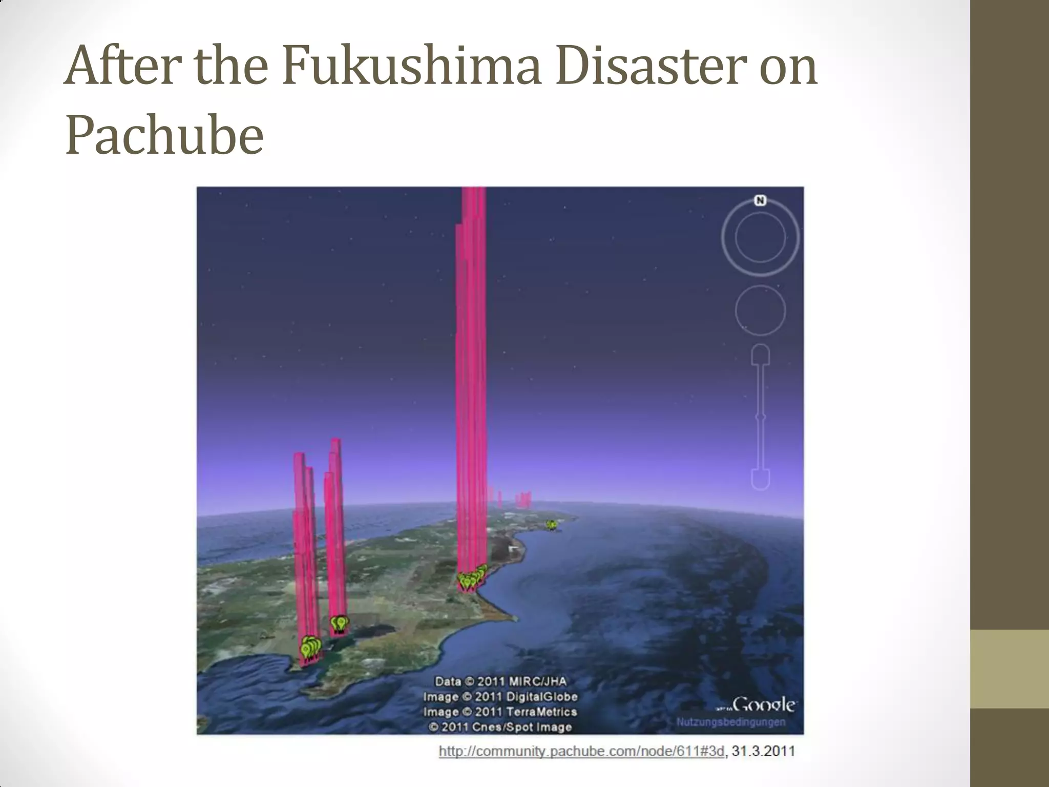 After the Fukushima Disaster on
Pachube
 