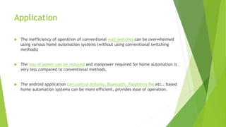 IOT: Home Automation using Android Application | PDF