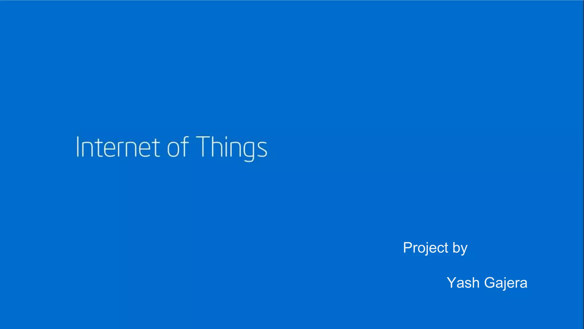 What is Internet Of Things ? Aim Of This Project Project Management Design Methodology Raspberry Pi & Xbee Zigbee Future scope of Project References Outline 