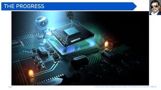 Page 9 The Fourth industrial revolution, as per world economic forum
The progress
 