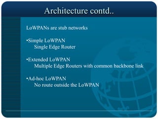Internet of things for the “smart home” | PPTX