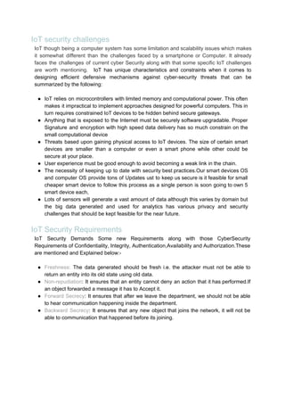 Internet of things (IoT) Architecture Security Analysis | PDF