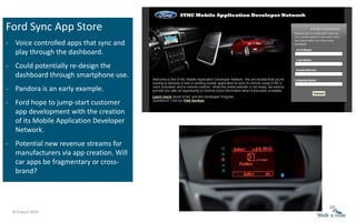 © Crayon 2010Nike+ TrainersA sensor that tracks your run and sends data to your other devices. Has its own social network, can automatically tweet and login to foursquare.