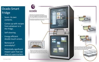 Sensors will be able to track usage, count our steps and social networks will allow us to rate ourselves against our peers in real-time detail. © Crayon 2010HP’s Central Nervous System for the Earth (CeNSE) Network “There'll be lots of different applications for this data; including retail, defense, traffic, seismic, oil, wildlife, weather and climate modelling.”