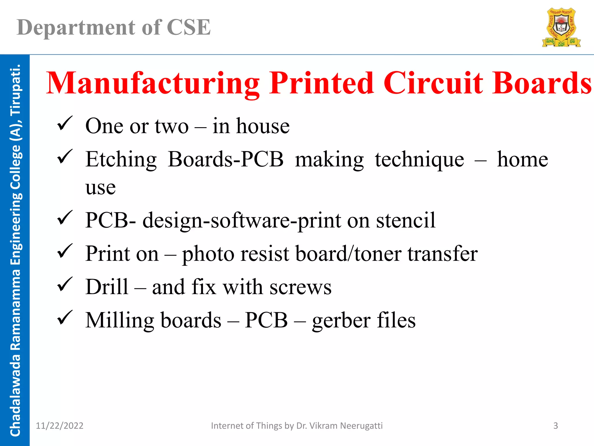 Manufacturing Ii Part Ppt