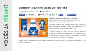 [IoT] Internet das Coisas - O despertar dos objetos