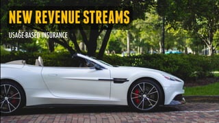 NEWREVENUESTREAMS
USAGE-BASED INSURANCE
 