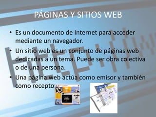 CLASES DE PÁGINAS WEB