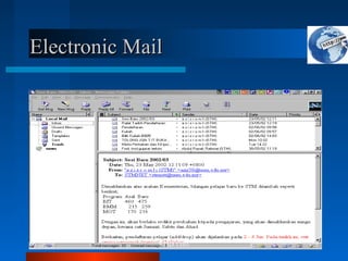 Electronic Mail
Electronic Mail
06/23/14 17
STID 1103
 