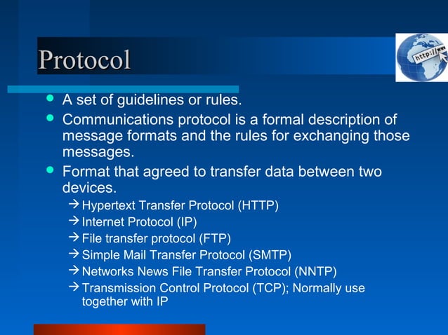 Internet ppt | PPT | Email | Internet