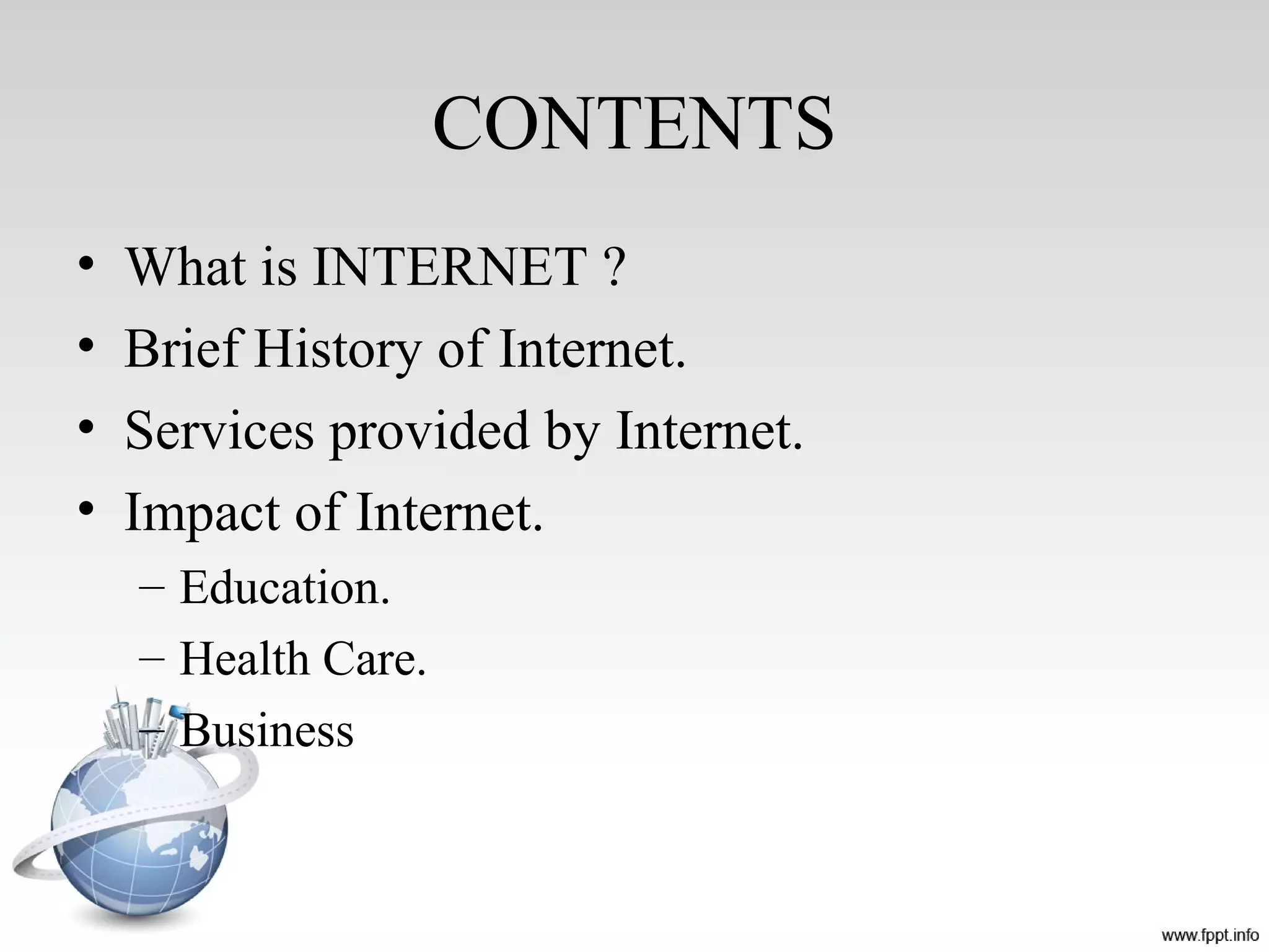 Internet ppt. | PPT