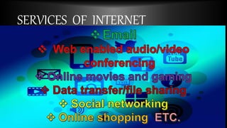 SERVICES OF INTERNET
 