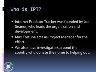Internet predator tracker | PPT