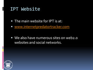 Internet predator tracker v4 | PPT