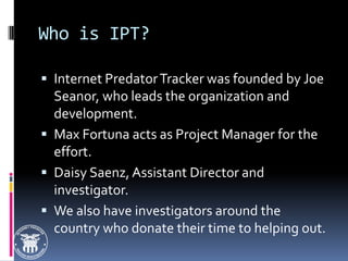 Internet predator tracker v4 | PPT