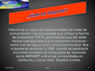 INTERTET PRESENTACION P.E EJEM TICS