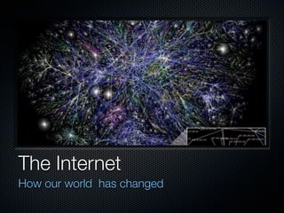 The Internet
How our world has changed
 