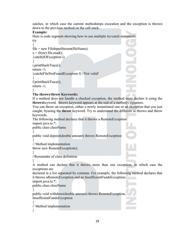 CS6501 - Internet programming | PDF