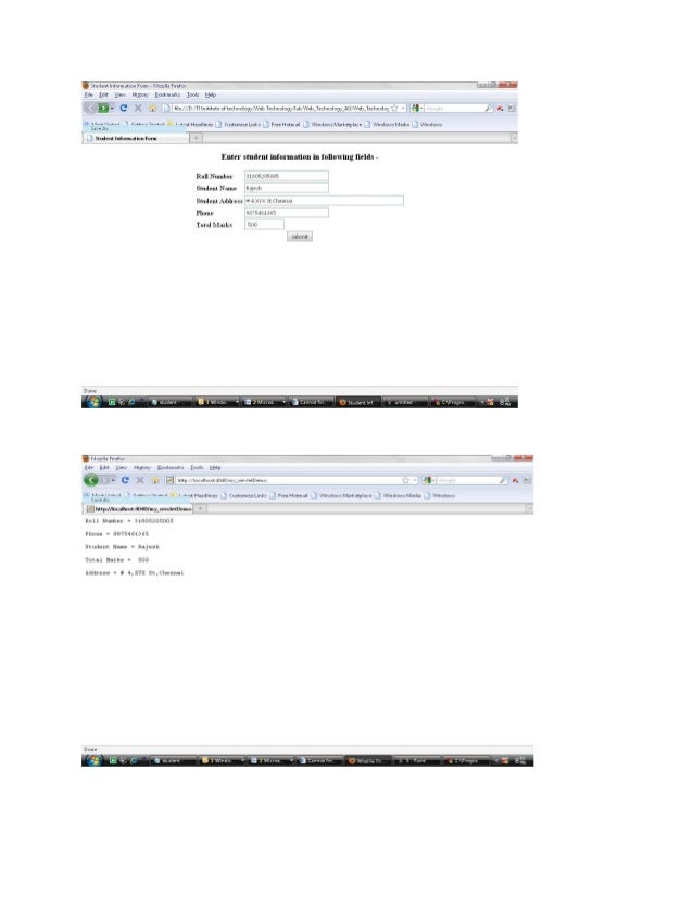 Internet programming lab manual