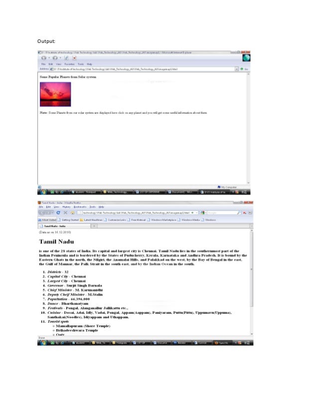 Internet programming lab manual