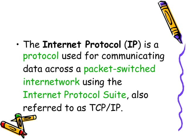 Internet Protocol | PPT
