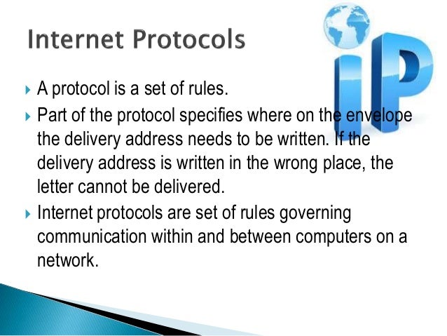 Internet Protocols