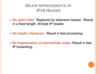Intermediate Header Internet Protocol version 6 | PPTX