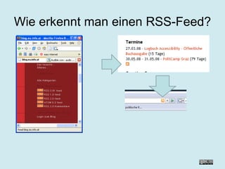 Wie erkennt man einen RSS-Feed? 