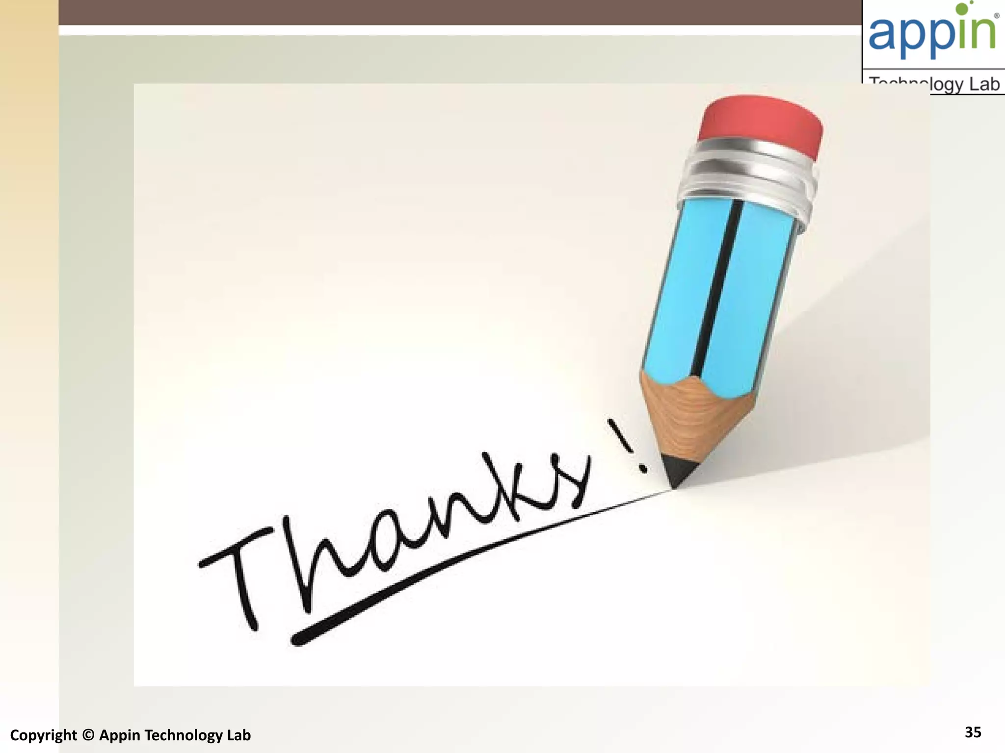 Copyright © Appin Technology Lab 35
 