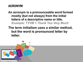 Internet Research on Abbreviations and Acronyms | PPTX