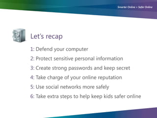 Internet safety | PPTX