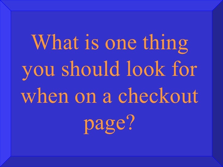 Safety Jeopardy Game