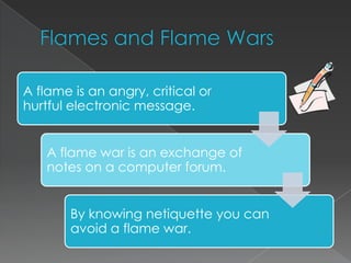 Flames and Flame Wars