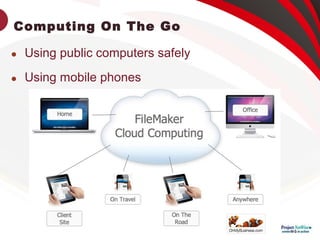 Computing On The Go

Using public computers safely

Using mobile phones
 