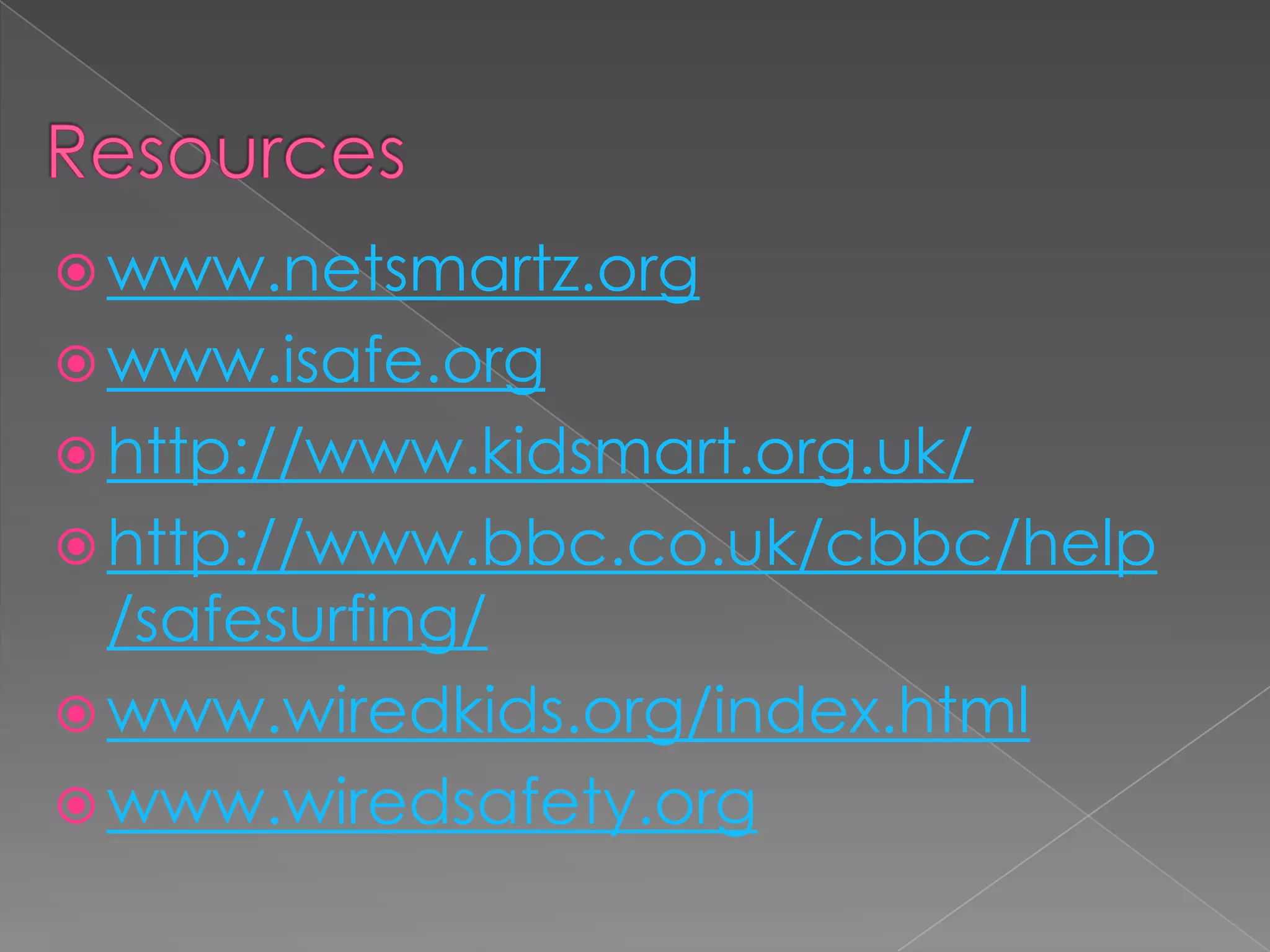 Basic Cell Phone rules:Review cell phone records for any unknown numbers and late night phone calls and texts. Remind your child that texting is viral—anything sent in a text can be easily forwarded and shared. Teach your child never to reveal cell phone numbers or passwords online. Talk to your child about the possible consequences of sending sexually explicit or provocative images or text messages. When shopping for a cell phone for your child, research the security settings that are available.From NetsmartzKids : http://www.netsmartz.org/CellPhones