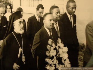 King on the march to Montgomery by Eliel Johnson
 