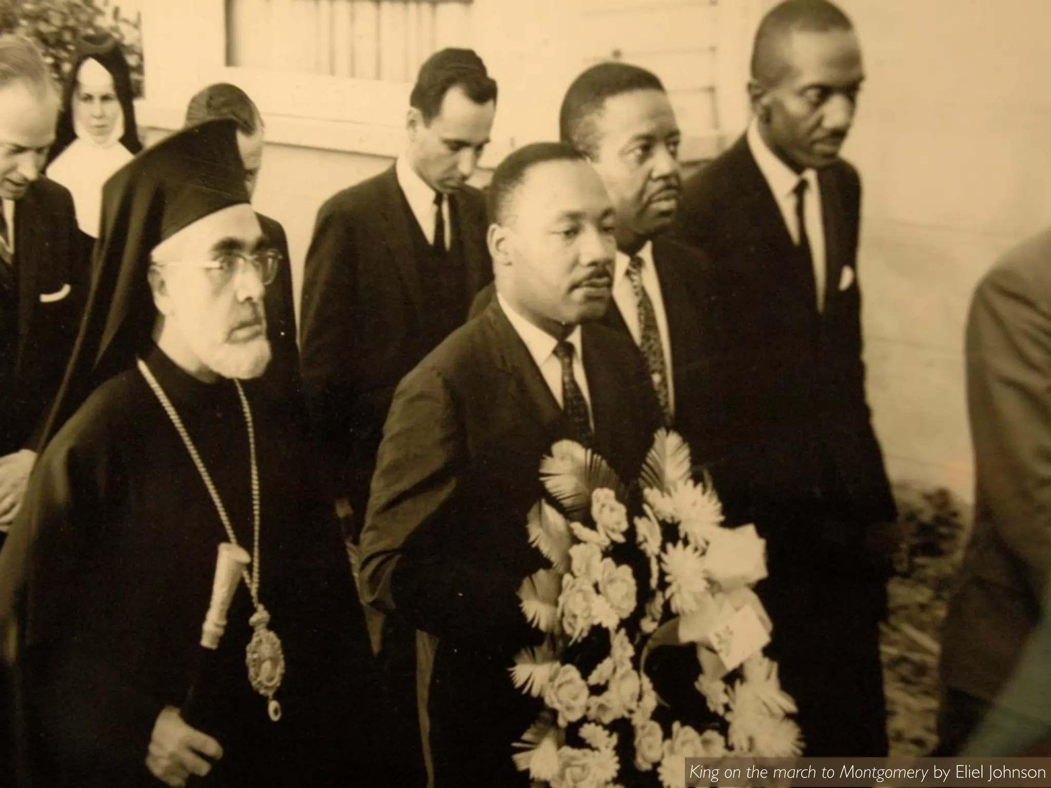 King on the march to Montgomery by Eliel Johnson
 