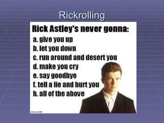 rickroll a scammer 