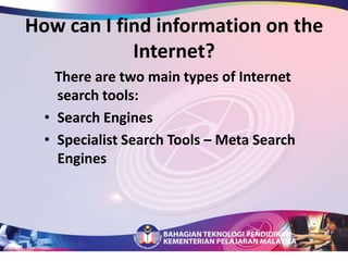 MemperolehimaklumatdaribahankonvensionalsepertibukudanperpustakaantradisionalPusat AksesMakmal PengkomputeranAgensi Pelaksana Utama : BTPPelaksana : BPP, BS, JPNTeras 2, 4Latihan GuruAgensi Pelaksana Utama : BSPelaksana : BPP, BS, BTMK,BTP, PPK, JPN,Teras 2, 4Agensi Pelaksana Utama : BPGPelaksana : BPG, BSM, IPG, JNSTeras: 2, 3, 5, 6 Sekolah Rintis BestariTV Pendidikan / eduWebTVAgensi Pelaksana: BTPPelaksana : Semua BahagianTeras: 1, 2, 3, 4, 5, 6Agensi Pelaksana Utama : BTPPelaksana : BS, JPNTeras 1, 2, 4Perisian KursusAgensi Pelaksana Utama : BTPPelaksana : BPG, BS, IPG, JNS, JPNTeras: 1, 2, 3, 5, 6 SchoolNetAgensi Pelaksana Utama : BTMKPelaksana : BS, JPN, BTPTeras 2, 4MBMMBI(Makmal BM /BI)AgensiPelaksanaUtama : PPKPelaksana : BS, JPN, BTP, BBT , JNS Teras 2, 4PEMBESTARIAN SEKOLAH MENGAMBIL KIRA INISIATIF ICT KPM