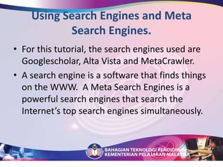 The Internet is a vast source of information It connects millions of computers around the world Computers belonging to all sorts of people and organizations. All these computers hold information, some of which is free for everyone to access and use. 