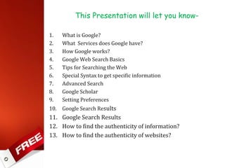 Internet search techniques by zakir hossain | PPTX