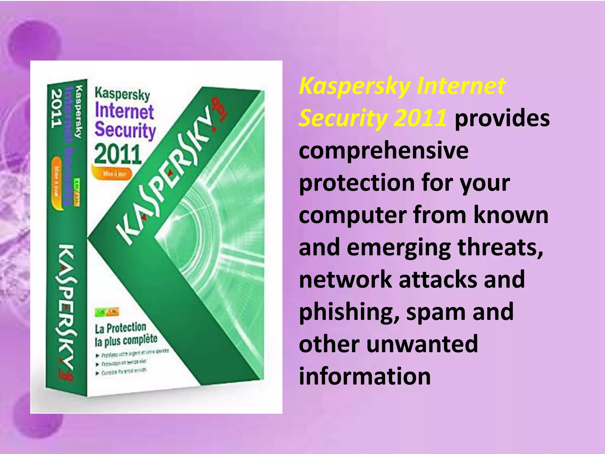Spyware Atype of malware that can be installed on computers, and which collects small pieces of information about users without their knowledge