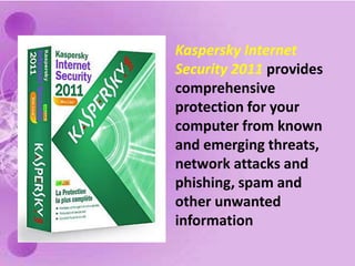 Spyware Atype of malware that can be installed on computers, and which collects small pieces of information about users without their knowledge
