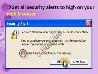 1. Security on the Web