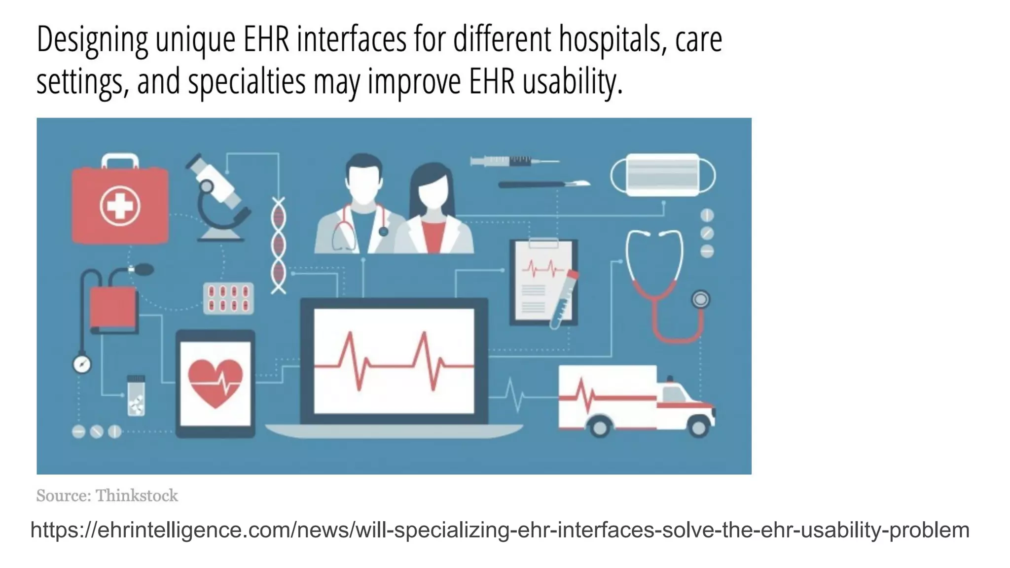 https://ehrintelligence.com/news/will-specializing-ehr-interfaces-solve-the-ehr-usability-problem
 