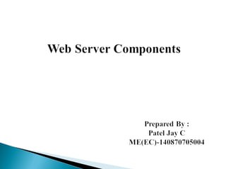 Server Component Pdf Internet server components | PPT