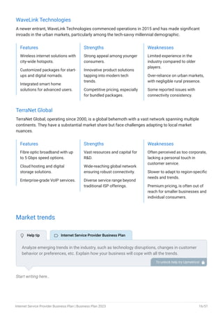 internet service provider business plan. | PDF
