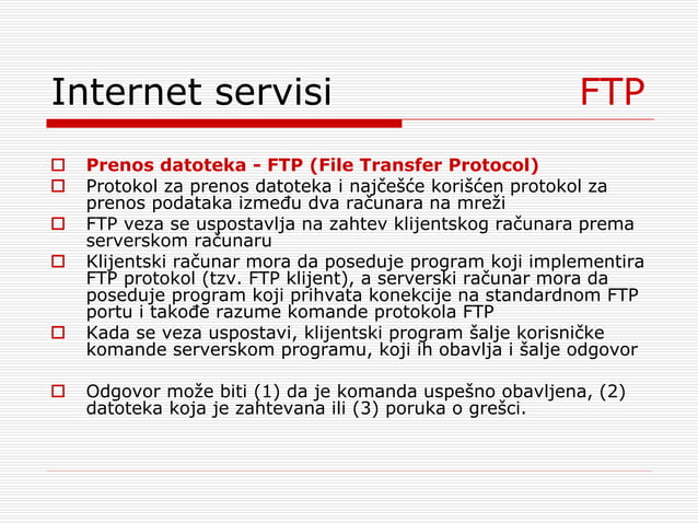 Internet servisi