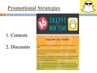 Promotional Strategies 
Internet Marketing 2/17/2014 
19 
1. Contests 
2. Discounts 
 